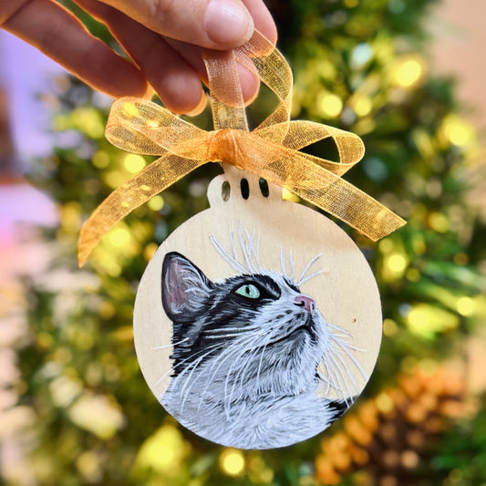 Bola navidad personalizada de pintada a mano