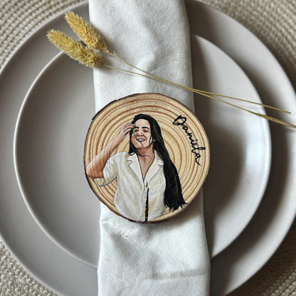Marcasitios Personalizados para Boda Pintados a Mano